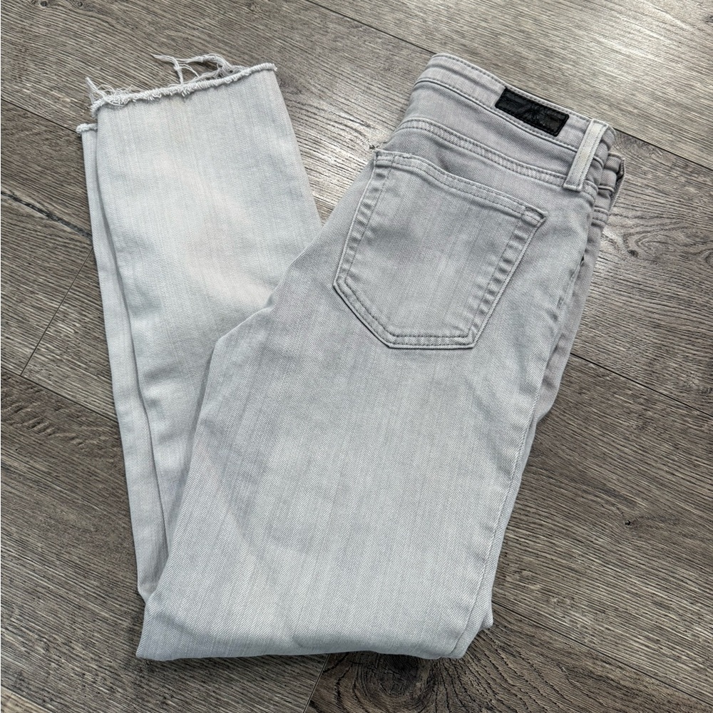 Adriano Goldschmied AG-ED Denim The Isabelle high-rise straight crop